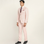 Men Single-Breasted Slim-Fit 2-Piece Formal Suit