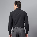 Men Black Slim Fit Formal Shirt