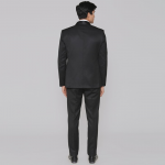 Men Black Solid Slim Fit Tuxedo Suit